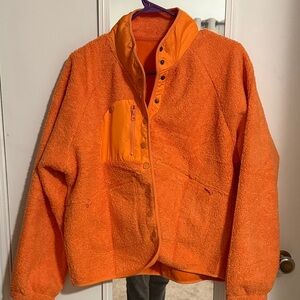 Amazon Vibrant Orange Fleece Jacket